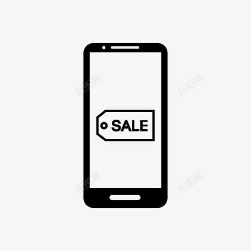 手机销售图标svg_新图网 https://ixintu.com 手机销售
