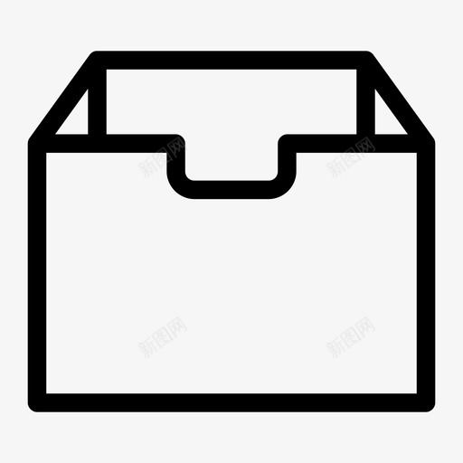 存档文件盒图标svg_新图网 https://ixintu.com 下载 基本粗体 存档 收件箱 文件 文件夹 文件盒