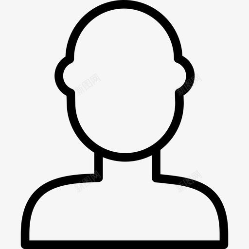 用户头像界面人物图标svg_新图网 https://ixintu.com 人物 用户头像 界面 网络界面