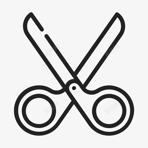 剪刀裁缝发型师图标svg_新图网 https://ixintu.com 剪刀 发型师 裁缝