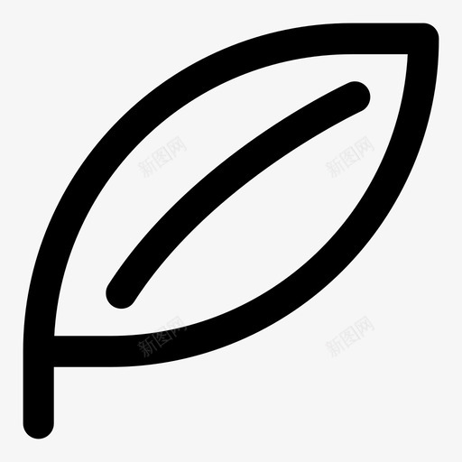 叶绿色草本图标svg_新图网 https://ixintu.com mnml10 叶 天然 树木 绿色 草本