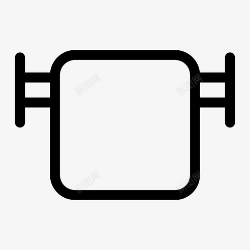 毛巾洗澡衣架图标svg_新图网 https://ixintu.com 休息 毛巾 洗澡 衣架