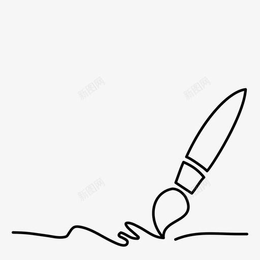 爱好能力画笔图标svg_新图网 https://ixintu.com diy 爱好 画笔 笔触 简历简历常规笔画 绘画 能力
