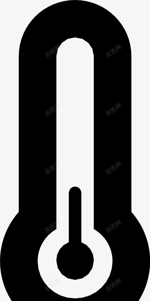 温度计装置仪表图标svg_新图网 https://ixintu.com 仪表 常温 温度计 装置