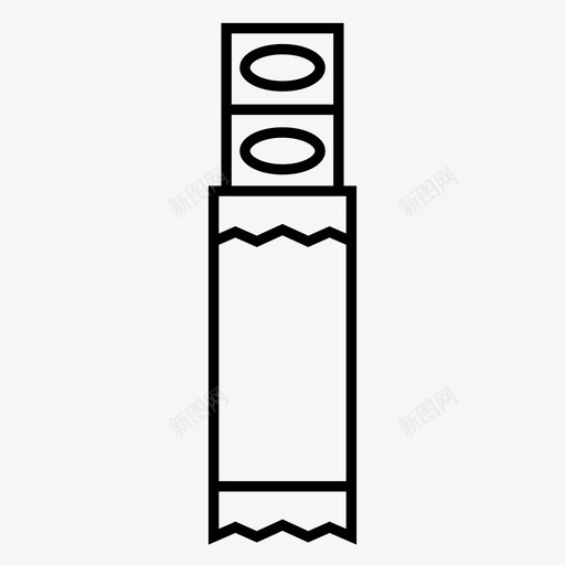 巧克力棒糖果可可图标svg_新图网 https://ixintu.com 可可 巧克力棒 糖果 食品和饮料