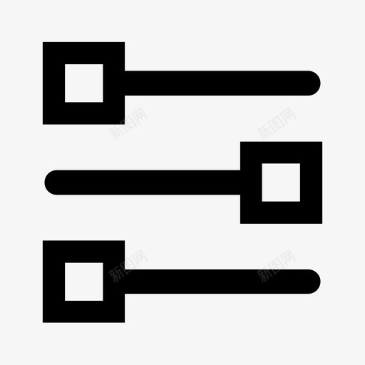 设置手柄机构图标svg_新图网 https://ixintu.com 手柄 机构 档位设置 设置 调谐 选项