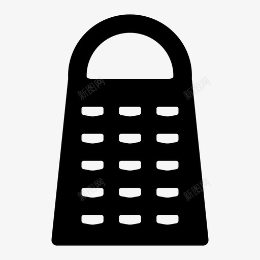 磨碎机奶酪食物图标svg_新图网 https://ixintu.com 厨房 奶酪 磨碎机 食物