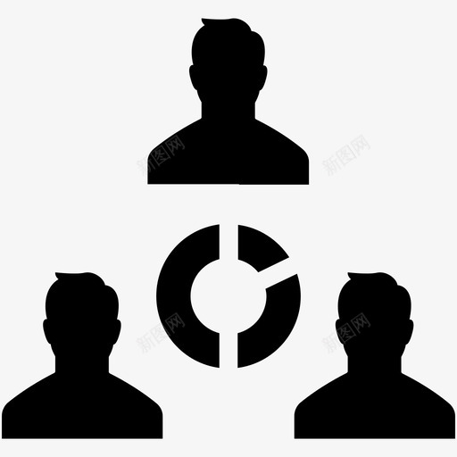 市场份额业务图表图标svg_新图网 https://ixintu.com 业务 分组第二卷 图表 客户 市场份额 甜甜圈