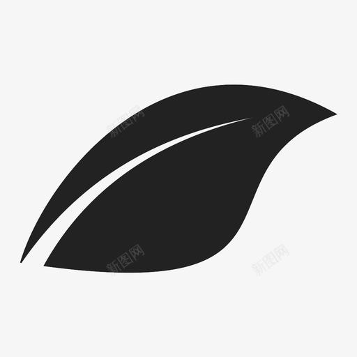 叶绿色叶状图标svg_新图网 https://ixintu.com 叶 叶状 绿色