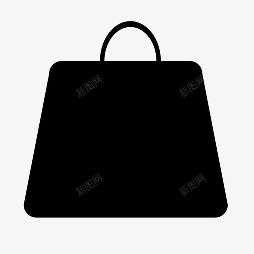 购物袋简易袋图标svg_新图网 https://ixintu.com 简易袋 购物袋