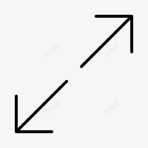 扩展大增加图标svg_新图网 https://ixintu.com 基本 增加 大 扩展 缩放