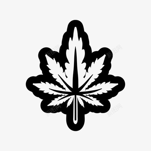 大麻叶毒品大麻图标svg_新图网 https://ixintu.com 大麻 大麻叶 毒品