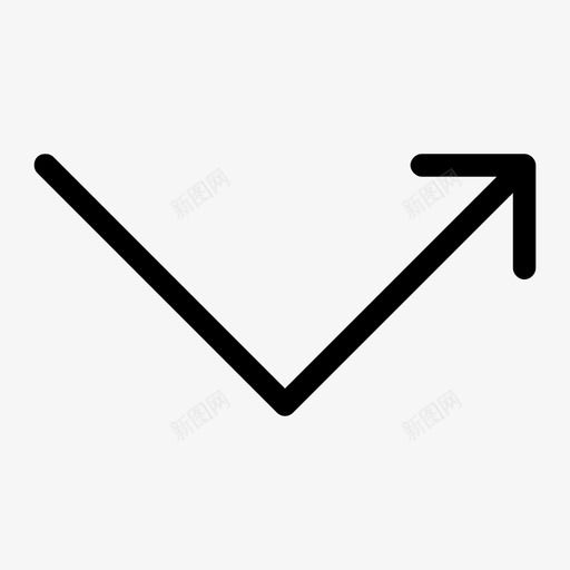 反弹箭头方向反弹图标svg_新图网 https://ixintu.com 中箭头 反弹 反弹箭头 方向