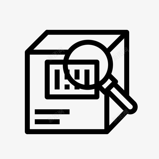 条码扫描器箱子送货图标svg_新图网 https://ixintu.com qrcode 包裹 条码扫描器 物流配送 箱子 送货