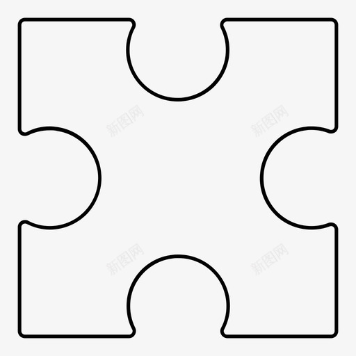 拼图块游戏谜题图标svg_新图网 https://ixintu.com 拼图块 游戏 游戏谜题排列 谜题