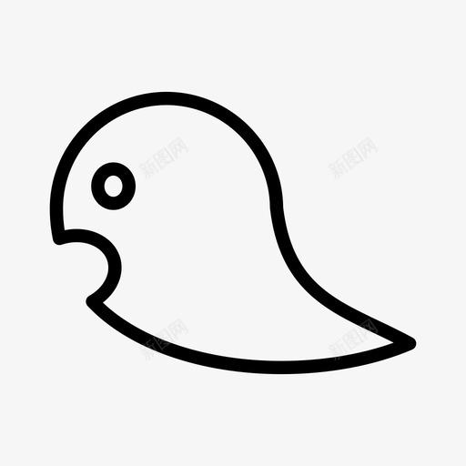 鬼魂万圣节怪物图标svg_新图网 https://ixintu.com 万圣节 不给糖就捣蛋 幽灵 怪物 鬼魂