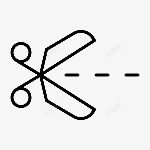剪刀切片纸图标svg_新图网 https://ixintu.com 优惠券 切片 剪 剪刀 工艺 市集薄 手 折扣 标签 纸 艺术