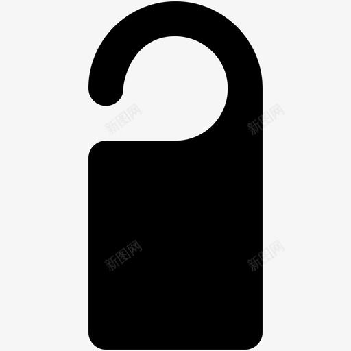 门牌请勿打扰门吊图标svg_新图网 https://ixintu.com 475个动作矢量图标 旅游 请勿打扰 酒店客房 门吊 门牌