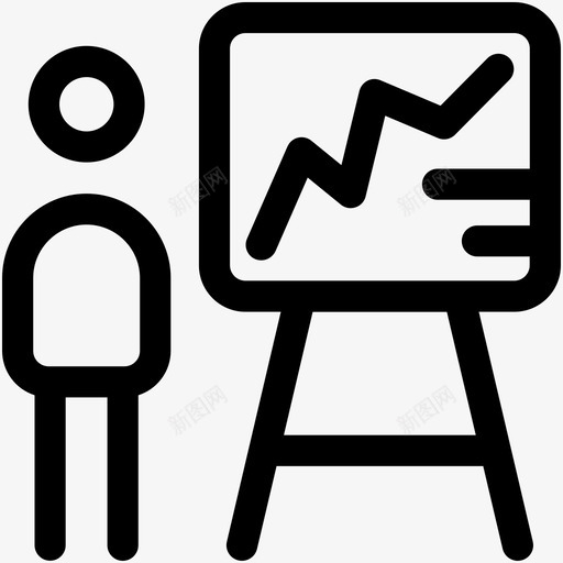 图形展示展示板信息图标svg_新图网 https://ixintu.com 信息 商业展示 图形展示 图表 展示板 数据 显示 画架 视觉 金融和支付可爱的图标 黑板