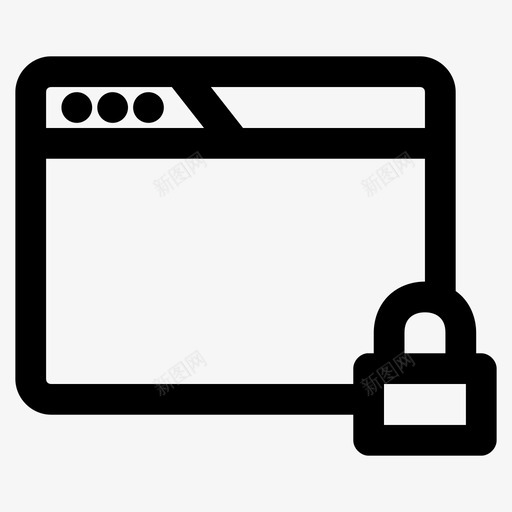 web浏览器已锁定通知联机浏览器图标svg_新图网 https://ixintu.com internet浏览器 web浏览器 web浏览器已锁定 网站 网页 联机浏览器 通知