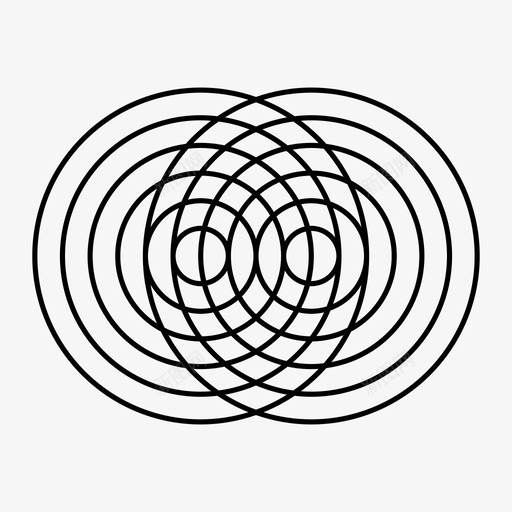 干涉圆连接图标svg_新图网 https://ixintu.com 圆 干涉 水 波纹 科学 连接 间隙 面