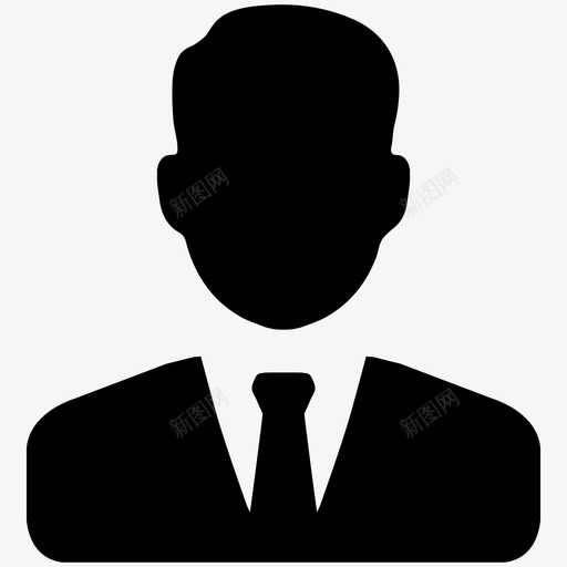 商人化身办公室图标svg_新图网 https://ixintu.com 办公室 化身 商业偶像 商人
