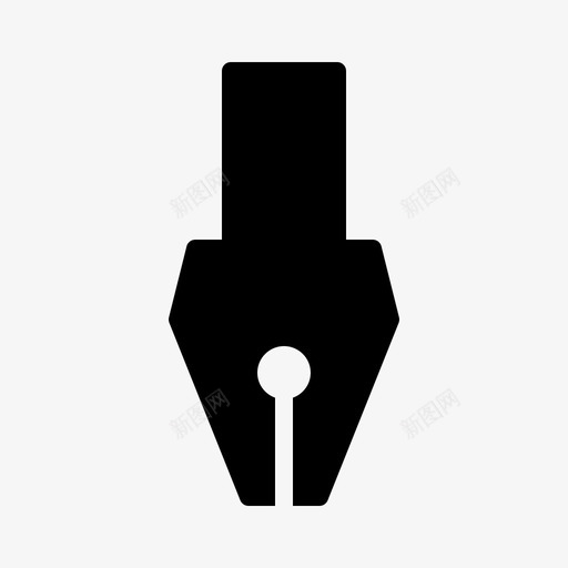 手写笔商务桌面图标svg_新图网 https://ixintu.com 办公室 商务 喷泉 手写笔 文具 桌面 笔尖 设备