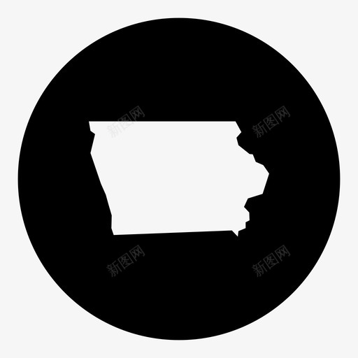 爱荷华悸动州图标svg_新图网 https://ixintu.com 互联网 伤口 位置 地图 州 悸动 振荡 最新技术 爱荷华 美国 美国地图