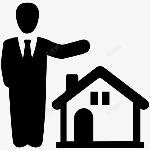 物业经理经纪人专家图标svg_新图网 https://ixintu.com 专家 房地产 房地产经纪人 物业经理 经纪人