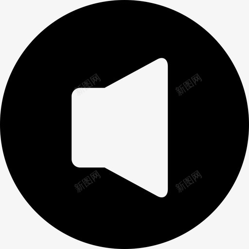 扬声器麦克风噪音图标svg_新图网 https://ixintu.com 噪音 圆形图标 声音 扬声器 音量 麦克风