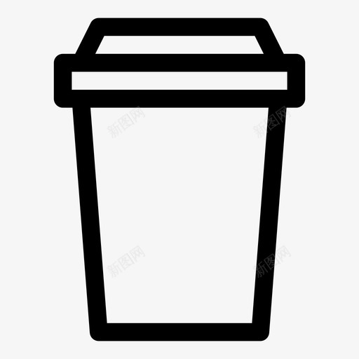去杯咖啡热饮图标svg_新图网 https://ixintu.com 去 去杯 咖啡 热饮 纯净的线条