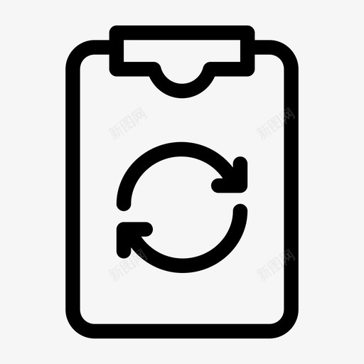 剪贴板同步剪贴板数据信息图标svg_新图网 https://ixintu.com 刷新 剪贴板 剪贴板同步 数据信息 记事本