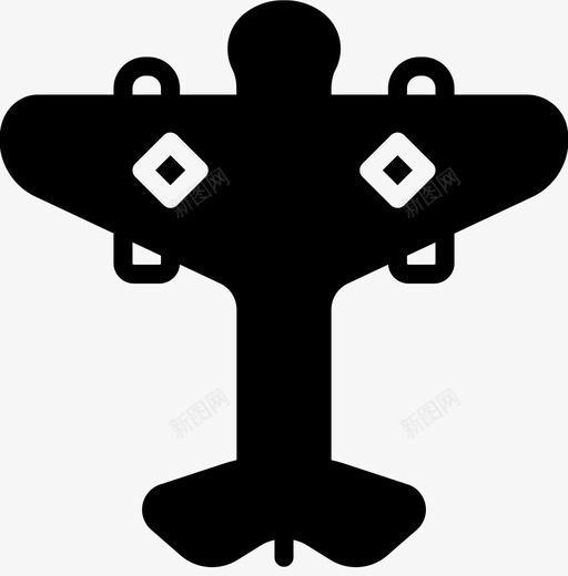飞机军队徽章图标svg_新图网 https://ixintu.com 军队 史密顿徽章军队固体 士兵 徽章 飞机