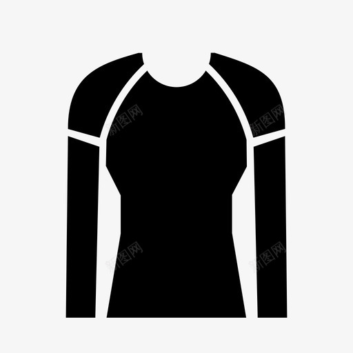 长袖t恤t恤运动服图标svg_新图网 https://ixintu.com t恤 服装 棉花 棒球 红发 运动服 长袖 长袖t恤 长裤 队服