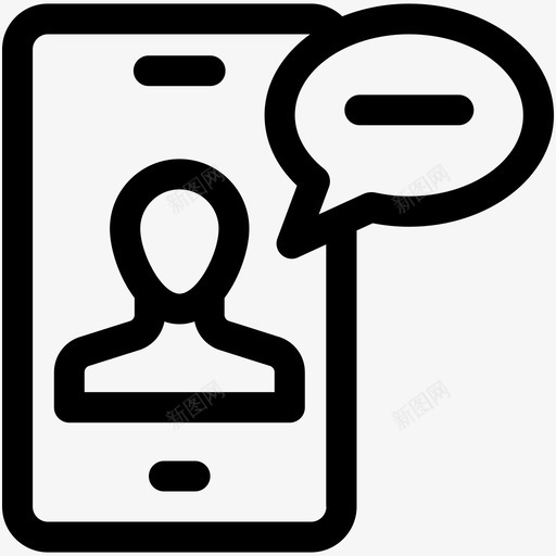 视频通话聊天手机图标svg_新图网 https://ixintu.com 婚礼和情人节可爱的图标 手机 爱情 聊天 视频会议 视频聊天 视频通话