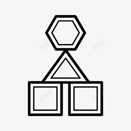 逻辑玩具3d学习图标svg_新图网 https://ixintu.com 3d 学习 宝贝妈咪 数学 玩具 逻辑玩具