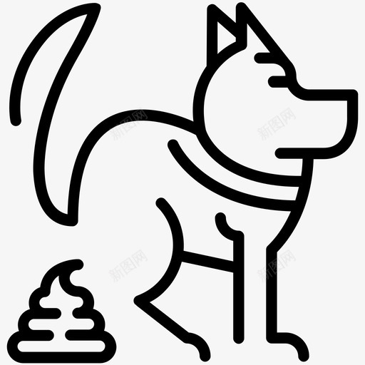 狗屎屎好吃的狗图标svg_新图网 https://ixintu.com 好吃的狗 屎 狗屎 臭狗屎