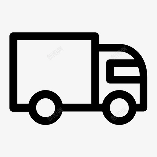 卡车箱子汽车图标svg_新图网 https://ixintu.com 包装 卡车 商业 汽车 箱子 运输 送货