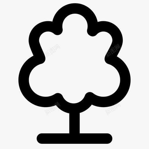树树干树木图标svg_新图网 https://ixintu.com 木材 树 树叶 树干 树木 森林 氧气 生命 美丽 自然