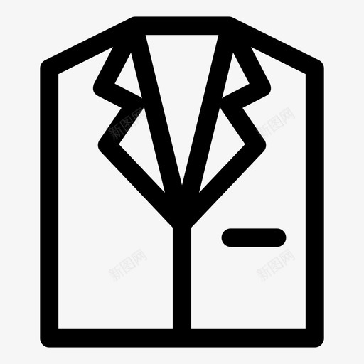 西装正装夹克图标svg_新图网 https://ixintu.com 夹克 婚礼和情人节可爱的图标 正装 爱情 西装