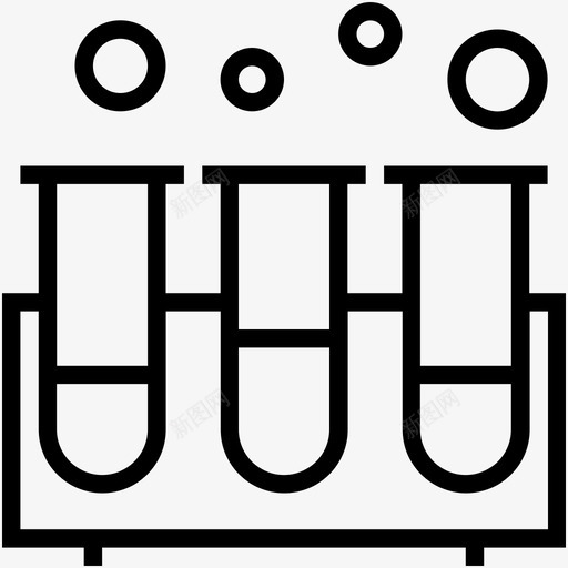 试管培养管实验室配件图标svg_新图网 https://ixintu.com 医疗卫生线图标 培养管 实验室玻璃器皿 实验室配件 样品管 试管