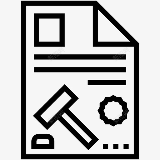 合同1协议图标svg_新图网 https://ixintu.com 1 协议 合同 投标 拍卖 文件 项目管理行图标