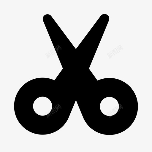 剪刀商务桌面图标svg_新图网 https://ixintu.com 剪刀 办公室 商务 文具 桌面 设备