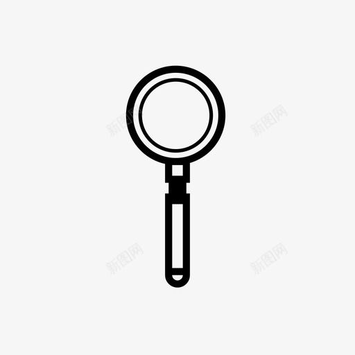 搜索查找玻璃图标svg_新图网 https://ixintu.com 响应 搜索 放大镜 查找 查找按钮 玻璃 缩放