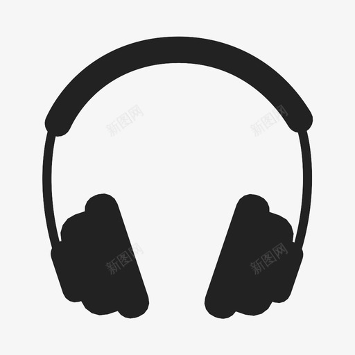 耳机dj听筒图标svg_新图网 https://ixintu.com dj 听筒 耳机