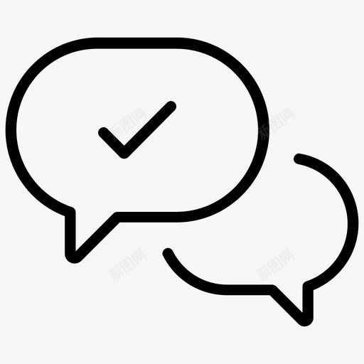 实时聊天消息发送阅读图标svg_新图网 https://ixintu.com 发送 实时聊天 消息发送 通信细线卷1 阅读