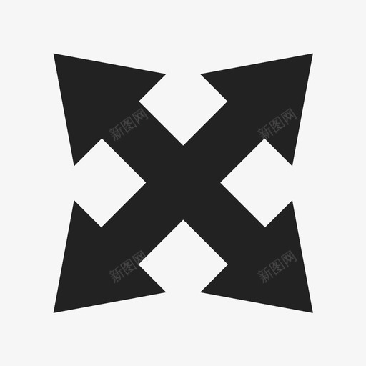 扩大加强增加图标svg_新图网 https://ixintu.com 加强 增加 扩大 移动