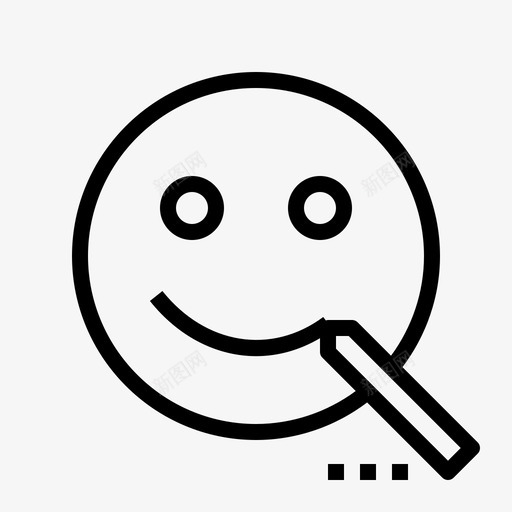 客户维系面子快乐图标svg_新图网 https://ixintu.com 业务状况 客户维系 微笑 快乐 服务 面子