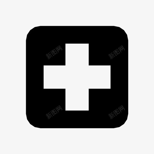 医疗十字急诊室医院图标svg_新图网 https://ixintu.com 医学符号 医疗十字 医院 广场 急诊室 药房