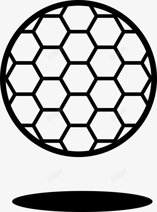 足球球类运动爱好图标svg_新图网 https://ixintu.com 爱好 球类运动 足球 运动